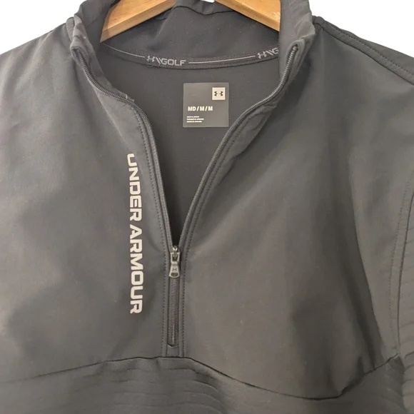 Under Armour Men’s Storm Golf Quarter Zip Pullover Black M - Picture 4 of 12